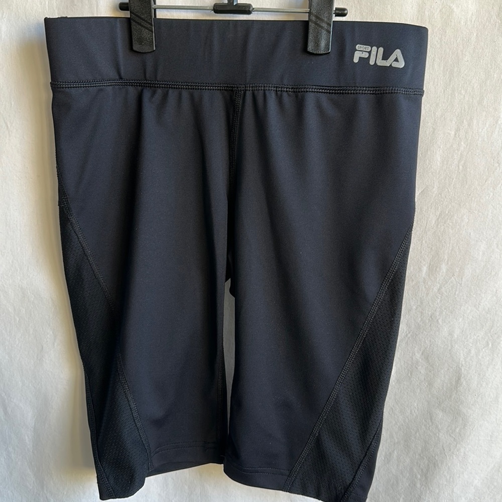 Fila Sport black athletic shorts, size XS
